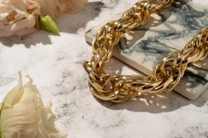 Bracelet gourmette en or jaune